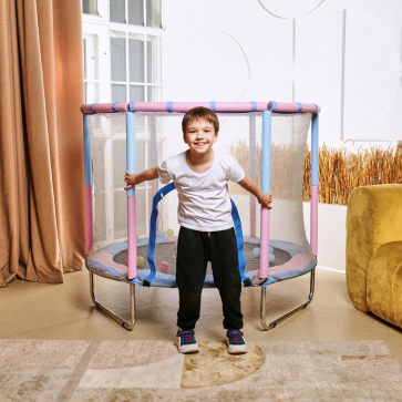 Батут детский DFC A.KOU KIDS 55" (140 см) с сеткой - 10