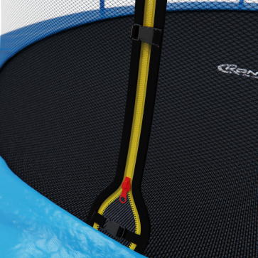 Батут каркасный с сеткой DFC Kondition 12 ft с лестницей - 6